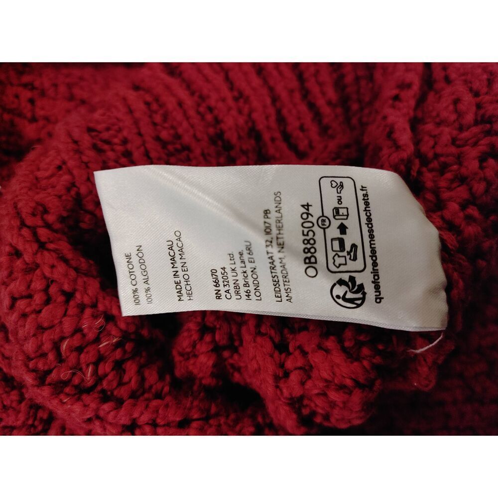 Free People Bonfire Cardigan in Wine Red size medium - Picture 10 of 10